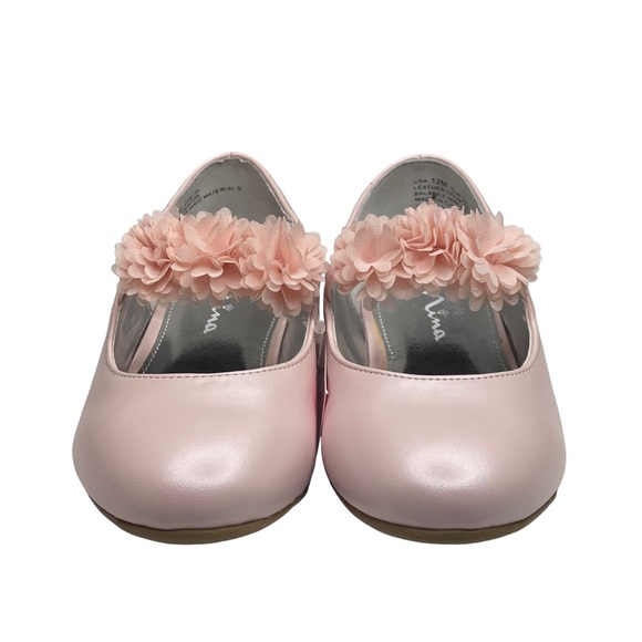 new Nina 𑁍 Flower Child Medina Embellished Ballet Flats 𑁍 Pearl Pink 𑁍 12 𑁍 - Picture 10 of 16